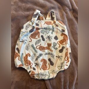 Kate Quinn Safari Print Baby Romper